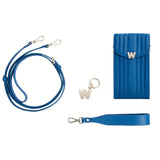 WOLF Mimi Phone Case with Wristlet & Lanyard Marine 768524