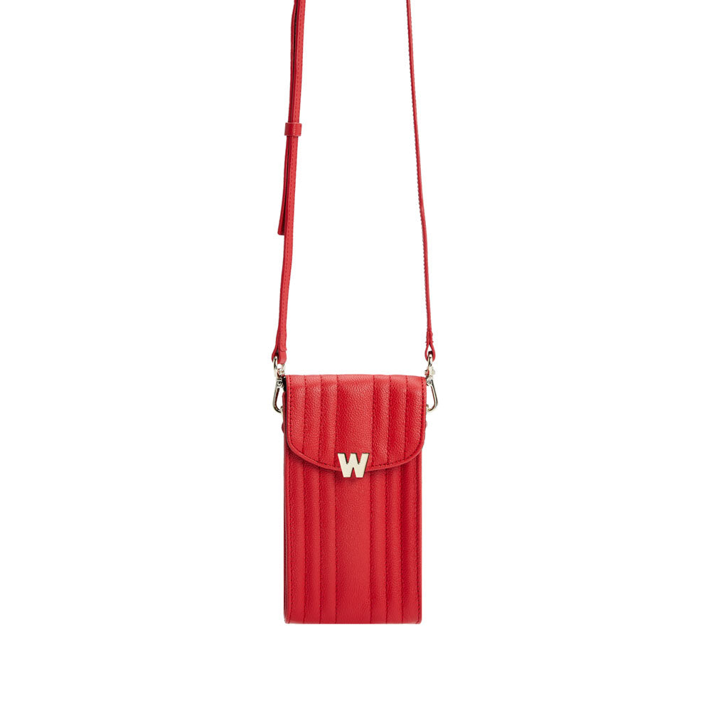 WOLF Mimi Phone Case with Wristlet & Lanyard Red 768572