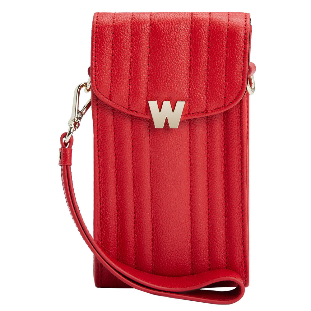 WOLF Mimi Phone Case with Wristlet & Lanyard Red 768572