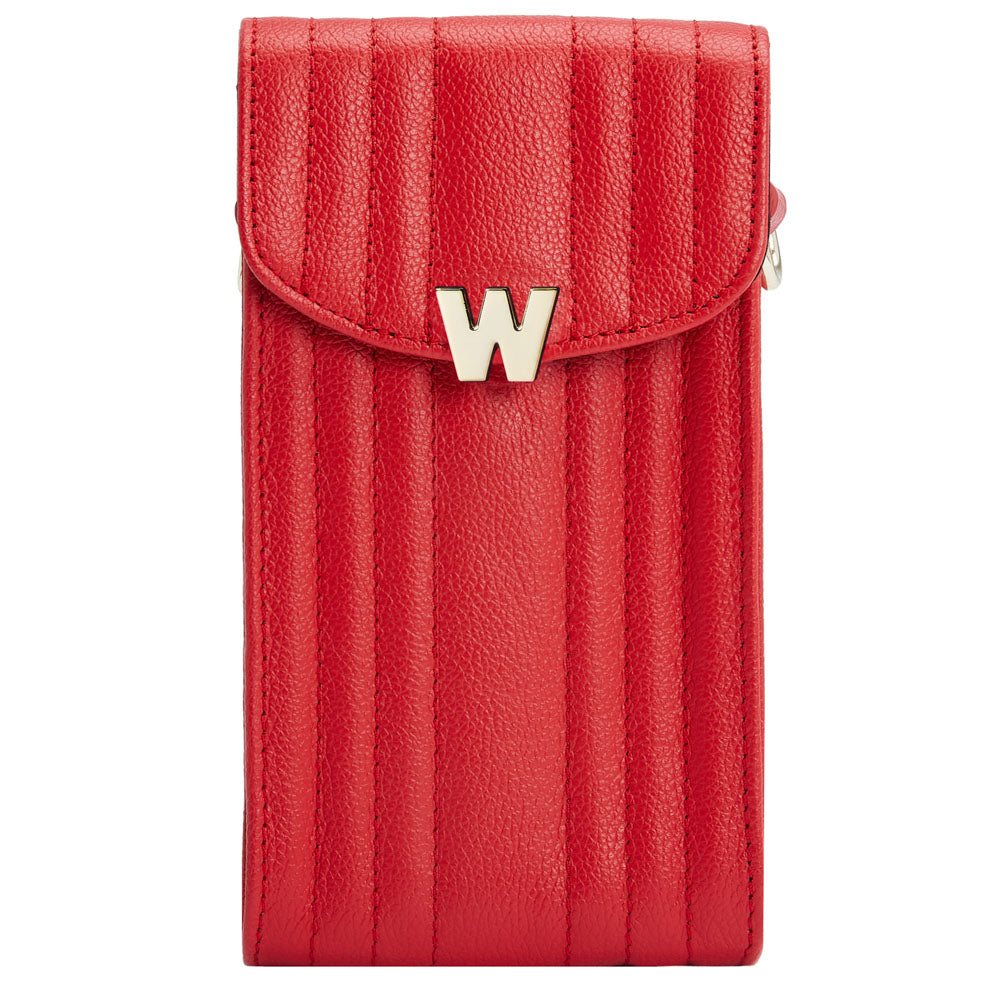 WOLF Mimi Phone Case with Wristlet & Lanyard Red 768572