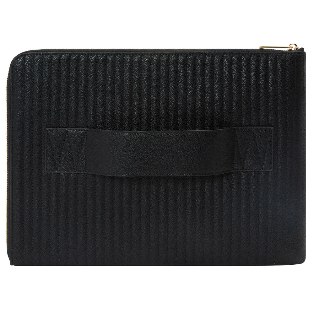 WOLF Mimi Quilted Laptop Sleeve 13" with Handle Black 768602