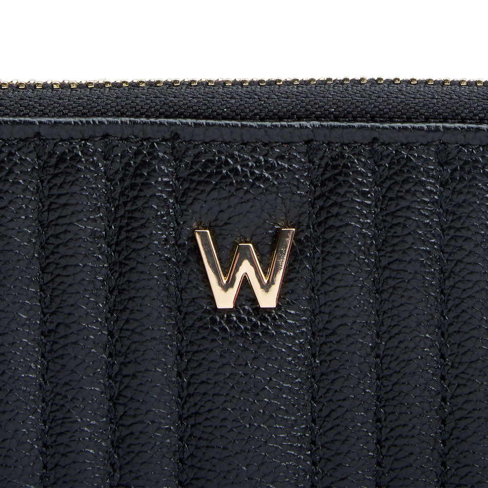 WOLF Mimi Quilted Laptop Sleeve 13" with Handle Black 768602