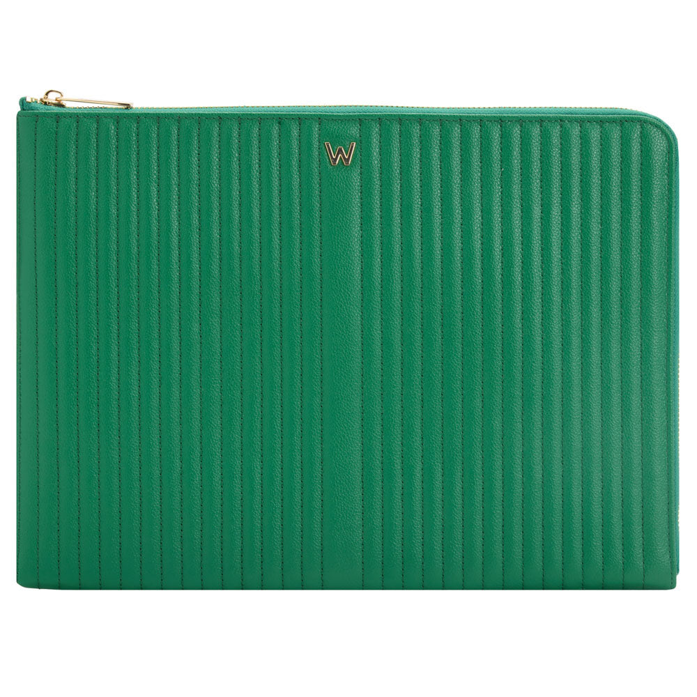 WOLF Mimi Laptop Sleeve 13" with Handle Forest Green 768612