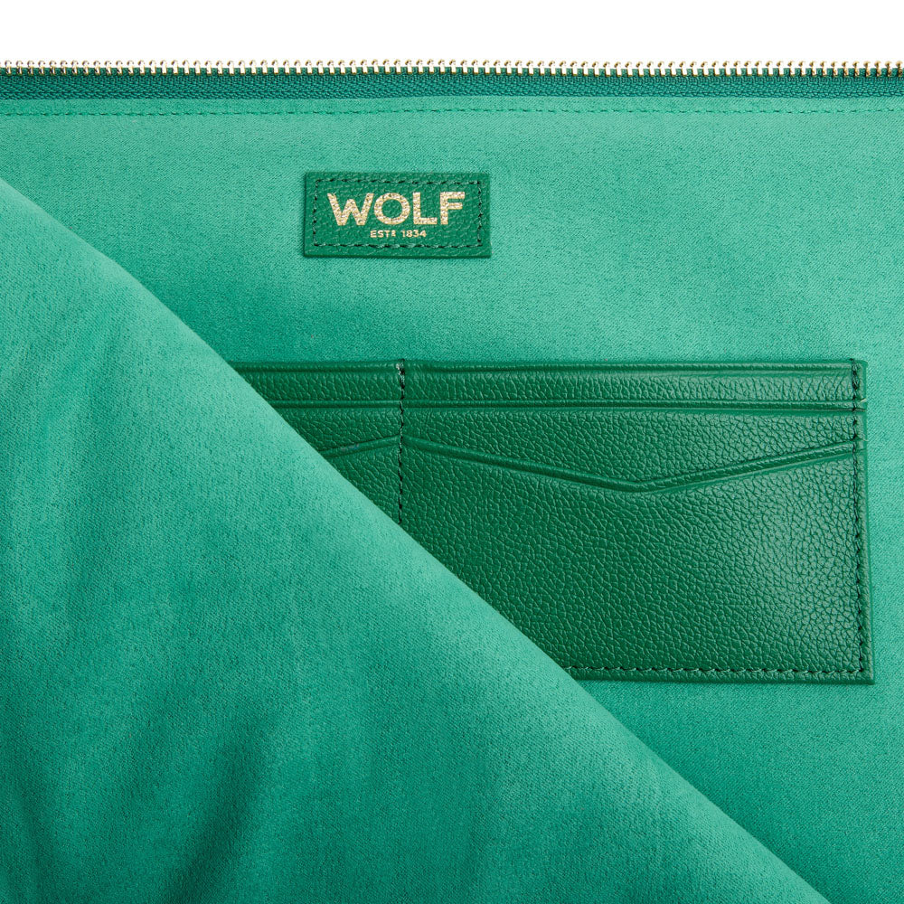 WOLF Mimi Laptop Sleeve 13" with Handle Forest Green 768612