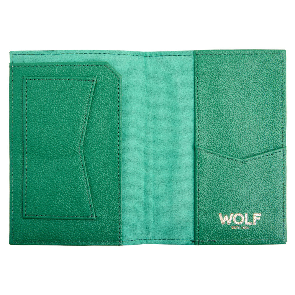 WOLF Mimi Passport Case Forest Green 768812