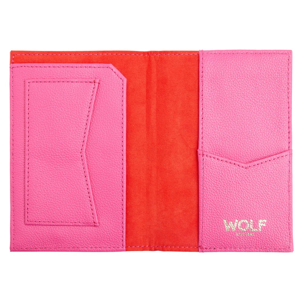 WOLF Mimi Passport Case Pink 768890