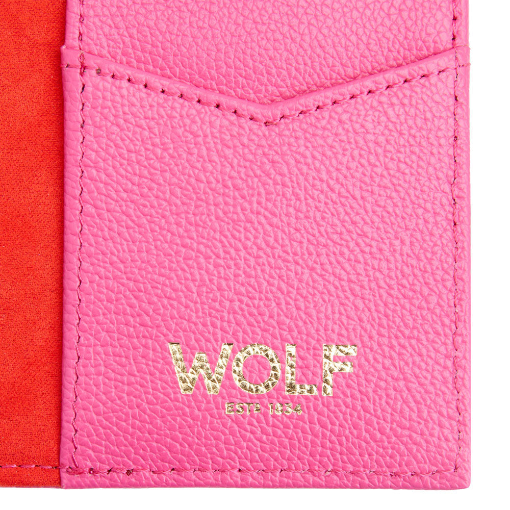 WOLF Mimi Passport Case Pink 768890