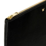 WOLF W Laptop Sleeve Black Leather 774602