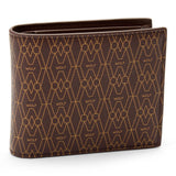 WOLF Signature Billfold and Coin Brown 776133