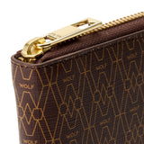 WOLF Signature Zip Wallet Brown 776433