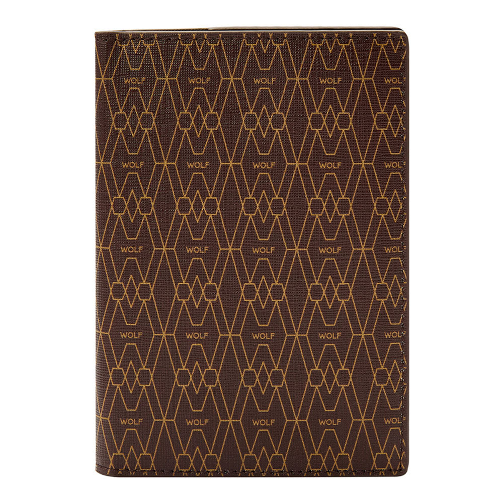 WOLF Signature Passport Sleeve Brown 776633