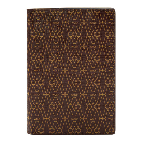 WOLF Signature Passport Sleeve Brown 776633