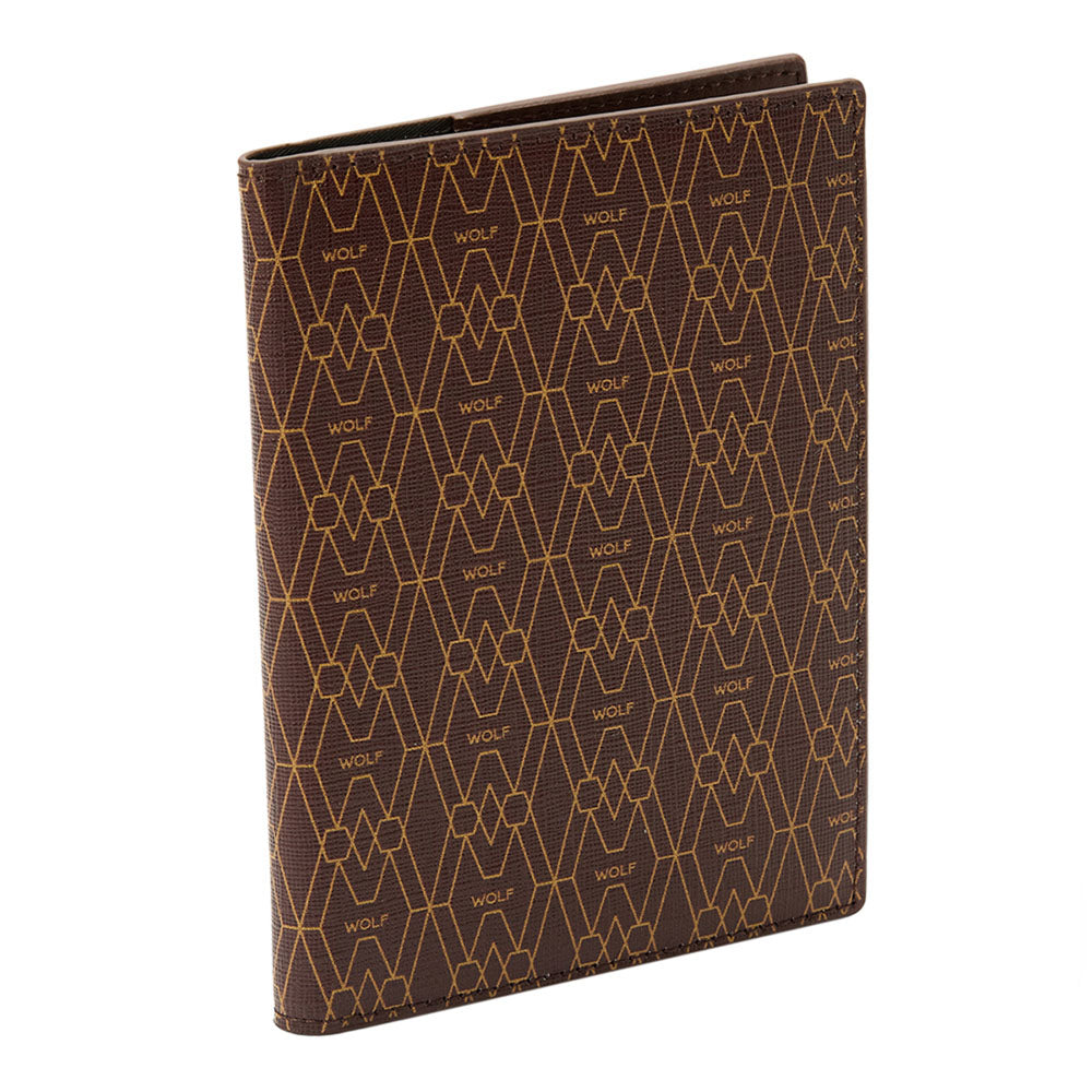 WOLF Signature Passport Sleeve Brown 776633