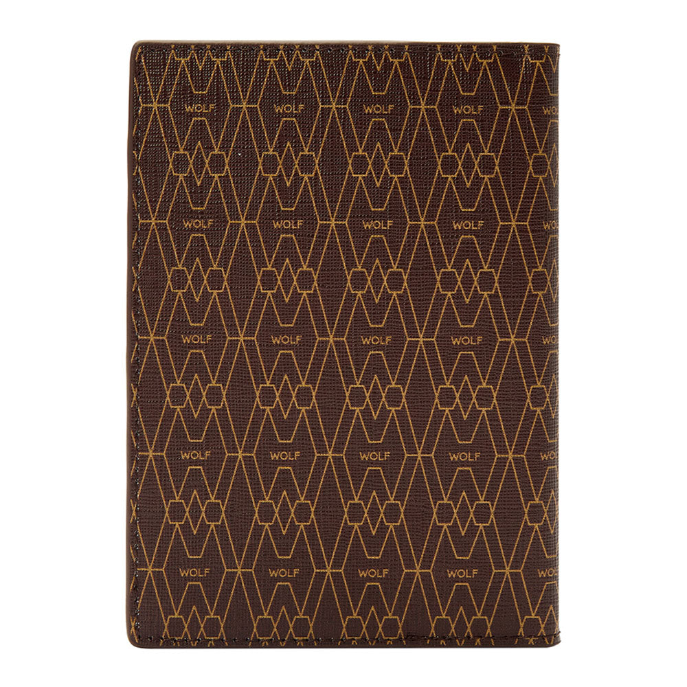 WOLF Signature Passport Sleeve Brown 776633