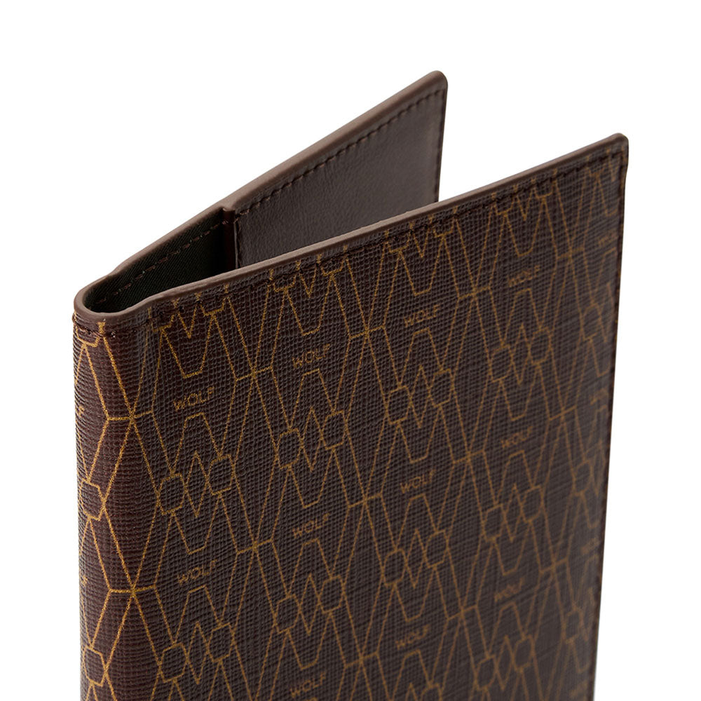 WOLF Signature Passport Sleeve Brown 776633