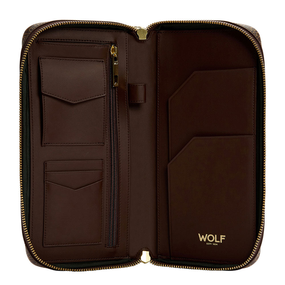 WOLF Signature Travel Case Brown 776833