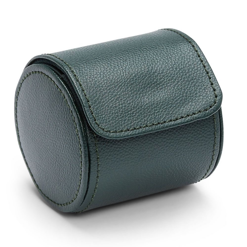 WOLF British Racing Green Single Watch Roll 792041