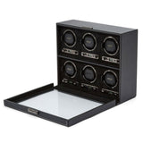 WOLF British Racing Black 6 Piece Watch Winder 792402