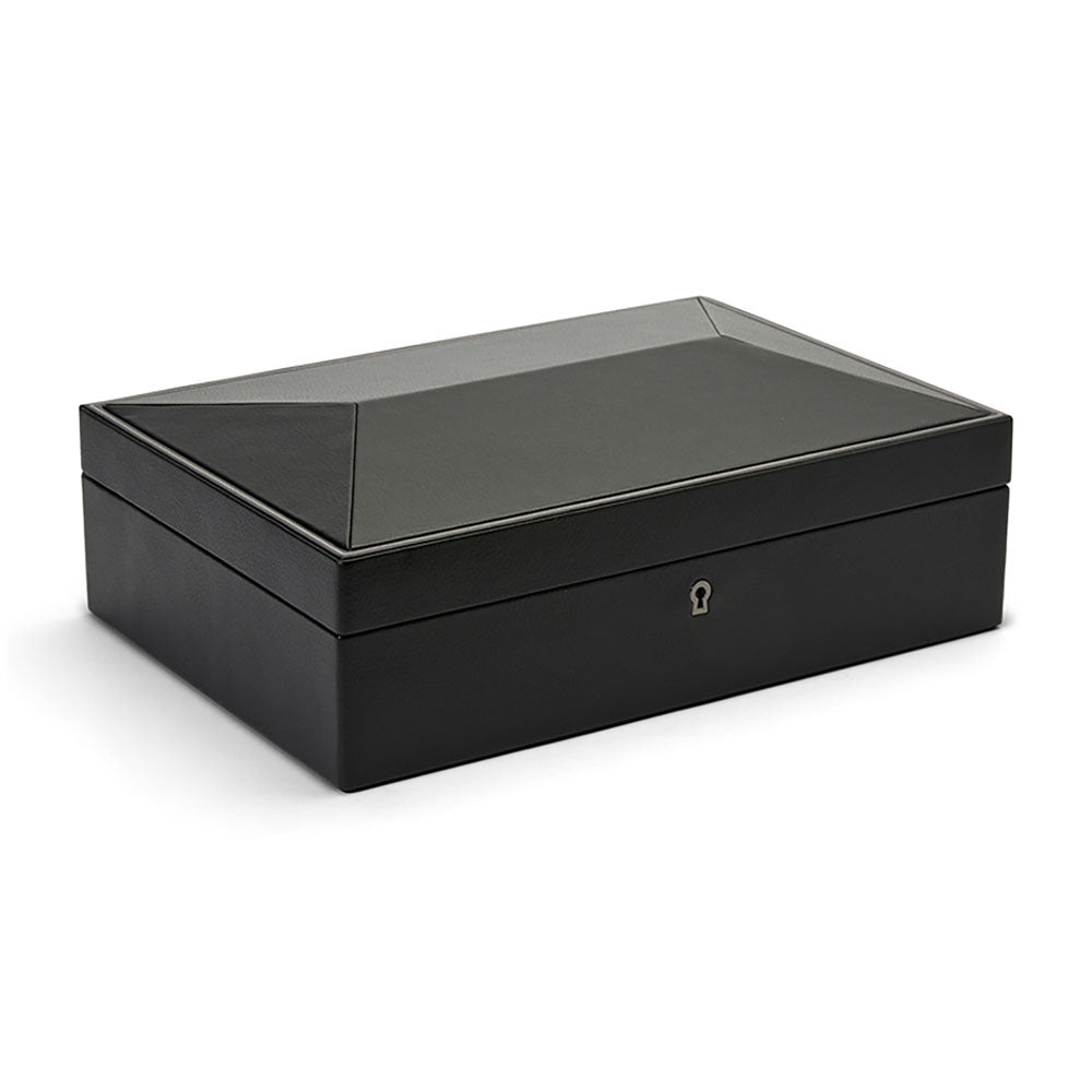 WOLF British Racing Black 10 Piece Watch Box 792702