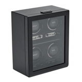 WOLF British Racing Black 4 Piece Watch Winder 793002