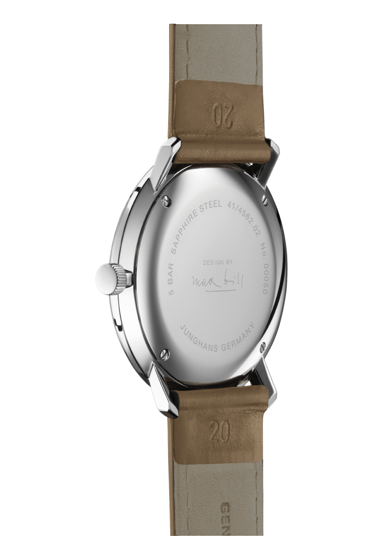Junghans Max Bill Quarz 38mm Matt Silver Dial Women's Watch 41/4562.02