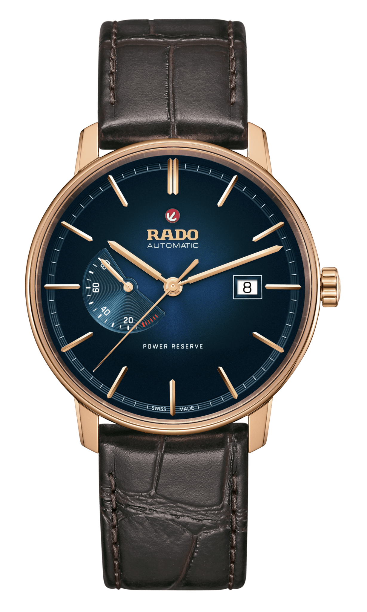 RADO Coupole Automatic Power Reserve 41mm Blue Dial Men's Watch R22879215