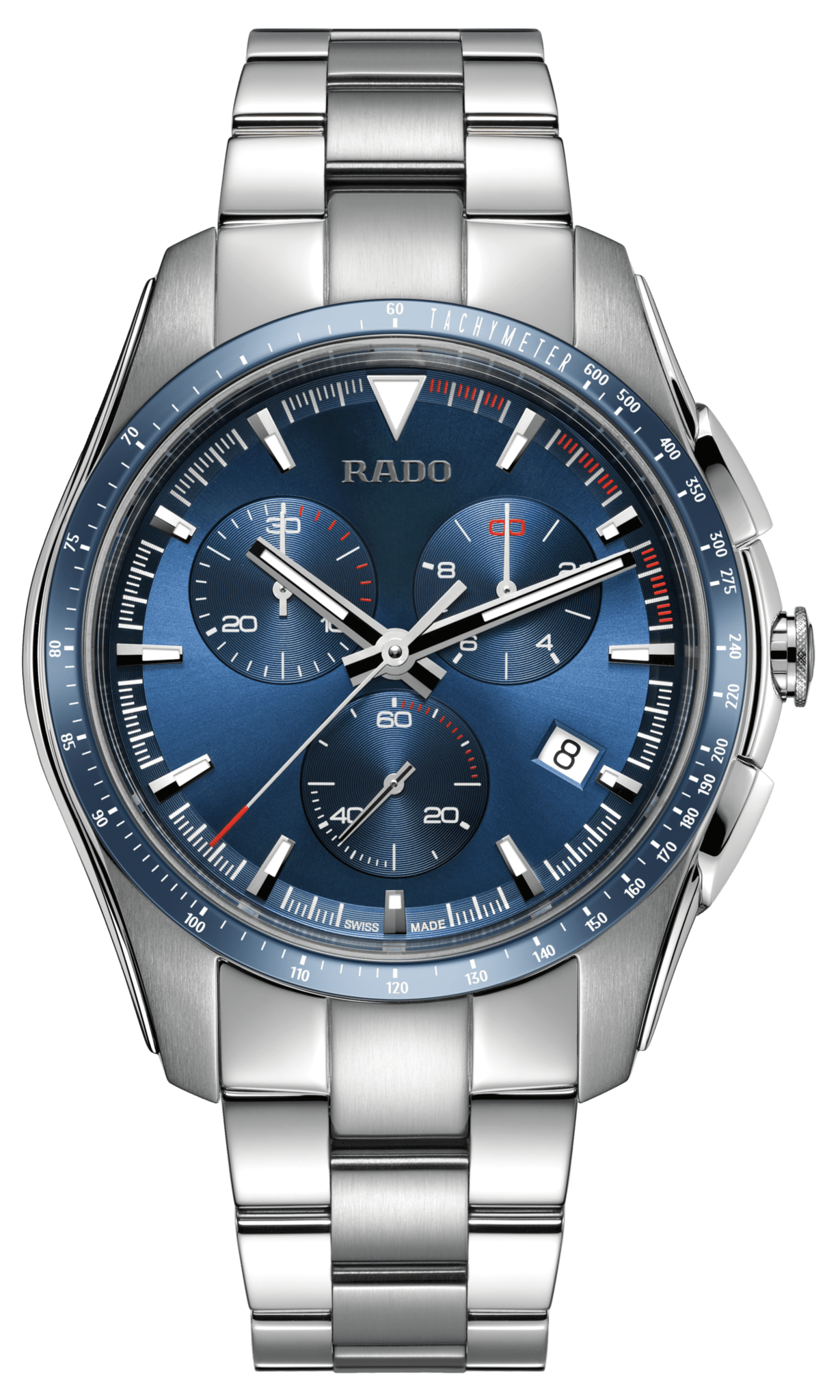 RADO HyperChrome Chronograph 44.9mm Blue Dial Men's Watch R32259203