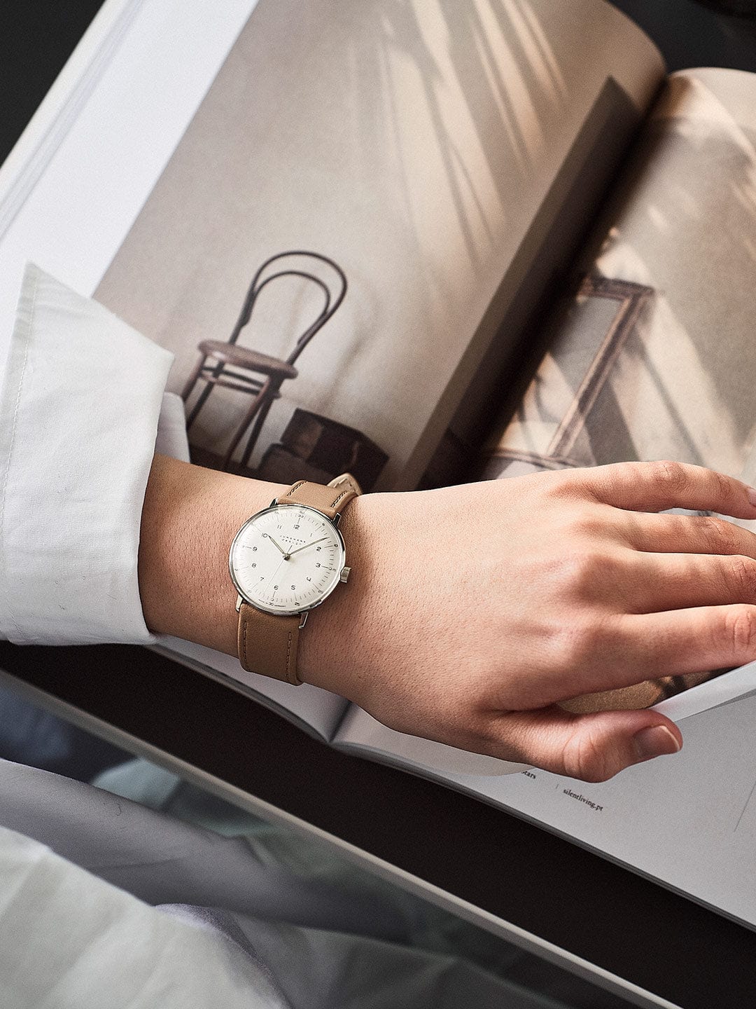 Junghans Max Bill Handaufzug 34mm Matt Silver Dial Women's Watch 27/3701.02