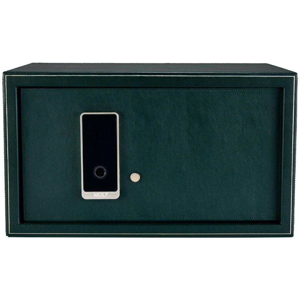 WOLF The Den 4 Piece Watch Winder Safe Green 430441