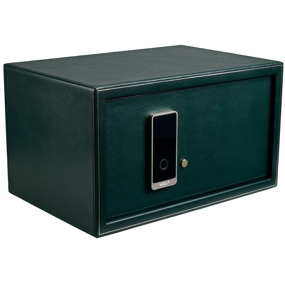 WOLF The Den 4 Piece Watch Winder Safe Green 430441
