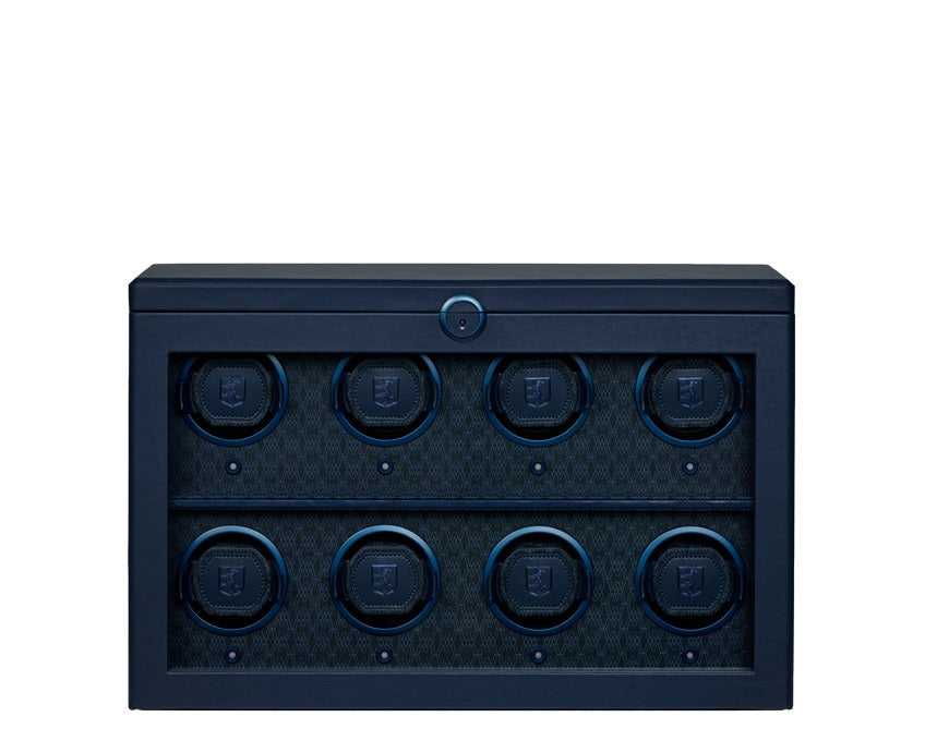 WOLF Earth 8 Piece Watch Winder Midnight Blue 191817