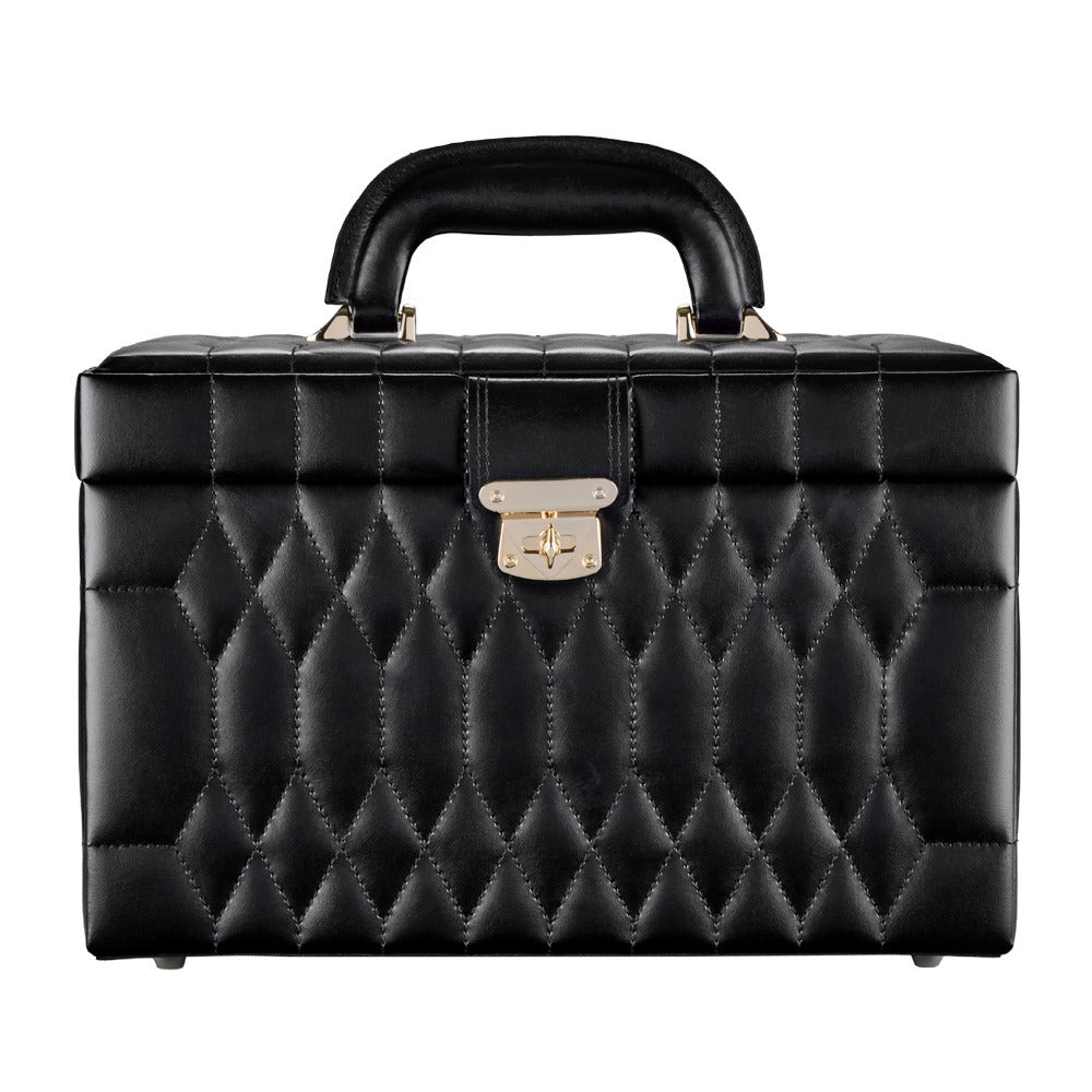 WOLF Caroline Cosmetic Train Case Black 323002