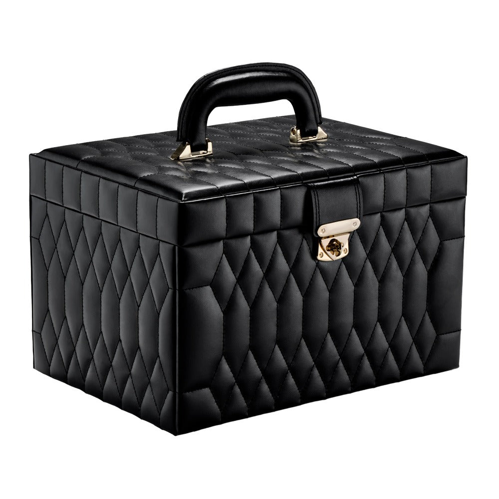 WOLF Caroline Cosmetic Train Case Black 323002