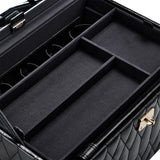 WOLF Caroline Cosmetic Train Case Black 323002