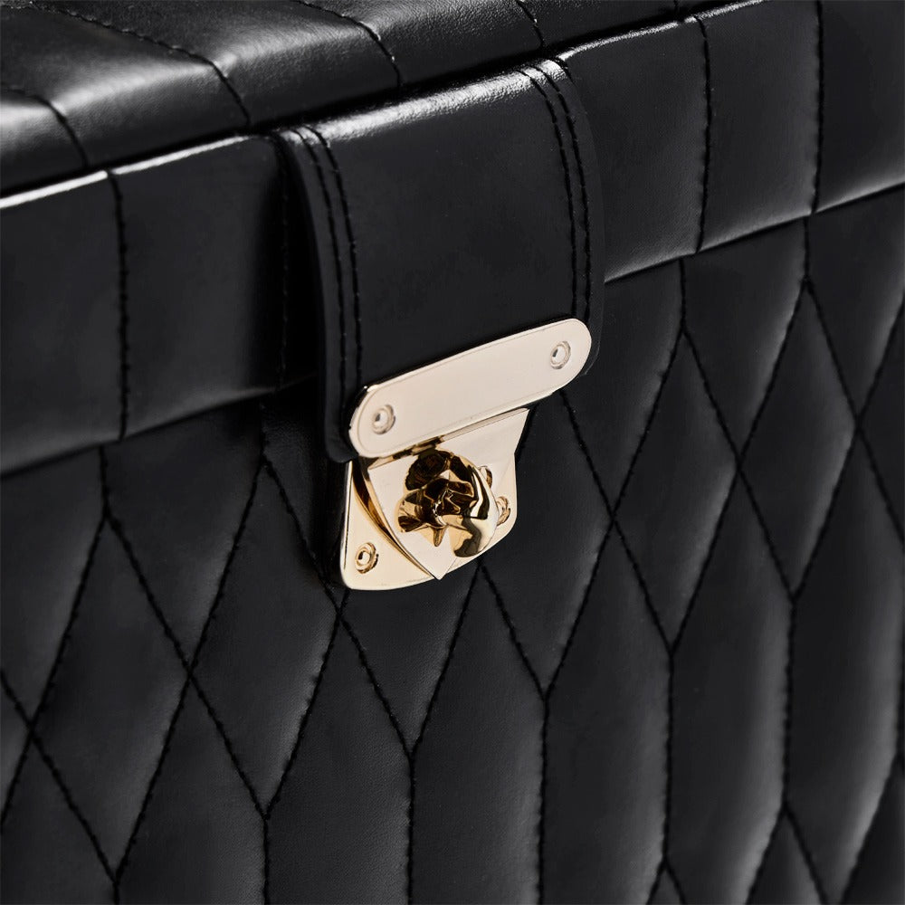 WOLF Caroline Cosmetic Train Case Black 323002