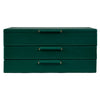 WOLF x Fiona Howard Sophia Jewelry Box with Drawers Forest Green Fruit Botanical 399312