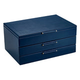 WOLF x Fiona Howard Sophia Jewelry Box with Drawers Indigo Fruit Botanical 399317