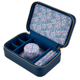 WOLF x Fiona Howard Sophia Travel Zip Case Indigo Fruit Botanical 397817