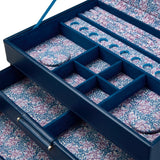 WOLF x Fiona Howard Sophia Jewelry Box with Drawers Indigo Fruit Botanical 399317