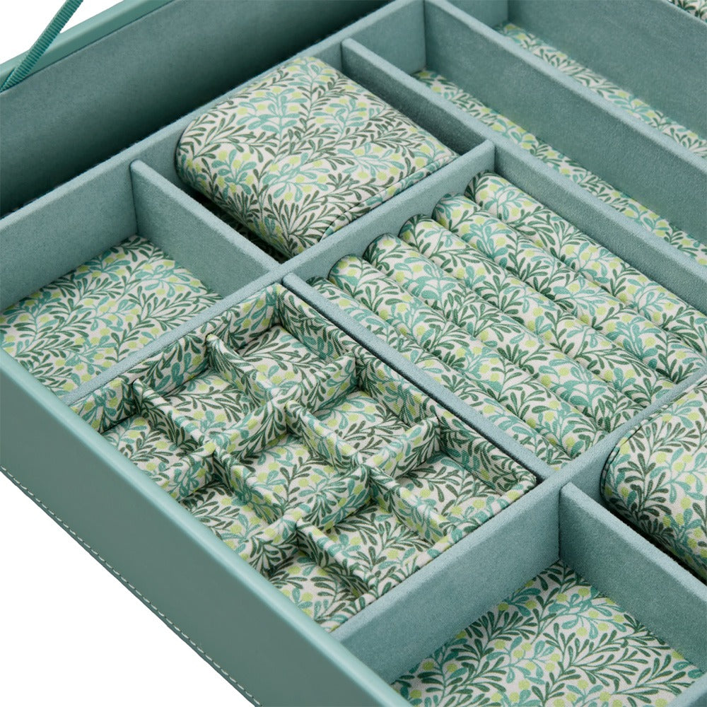 WOLF x Fiona Howard Sophia Jewelry Box with Window Jade Fruit Botanical 399430
