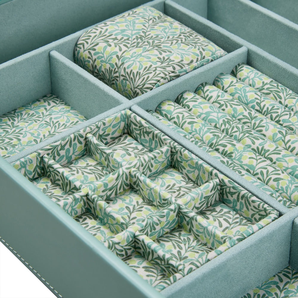 WOLF x Fiona Howard Sophia Jewelry Box with Window Jade Fruit Botanical 399430