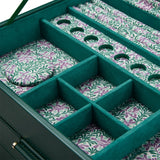 WOLF x Fiona Howard Sophia Jewelry Box with Drawers Forest Green Fruit Botanical 399312