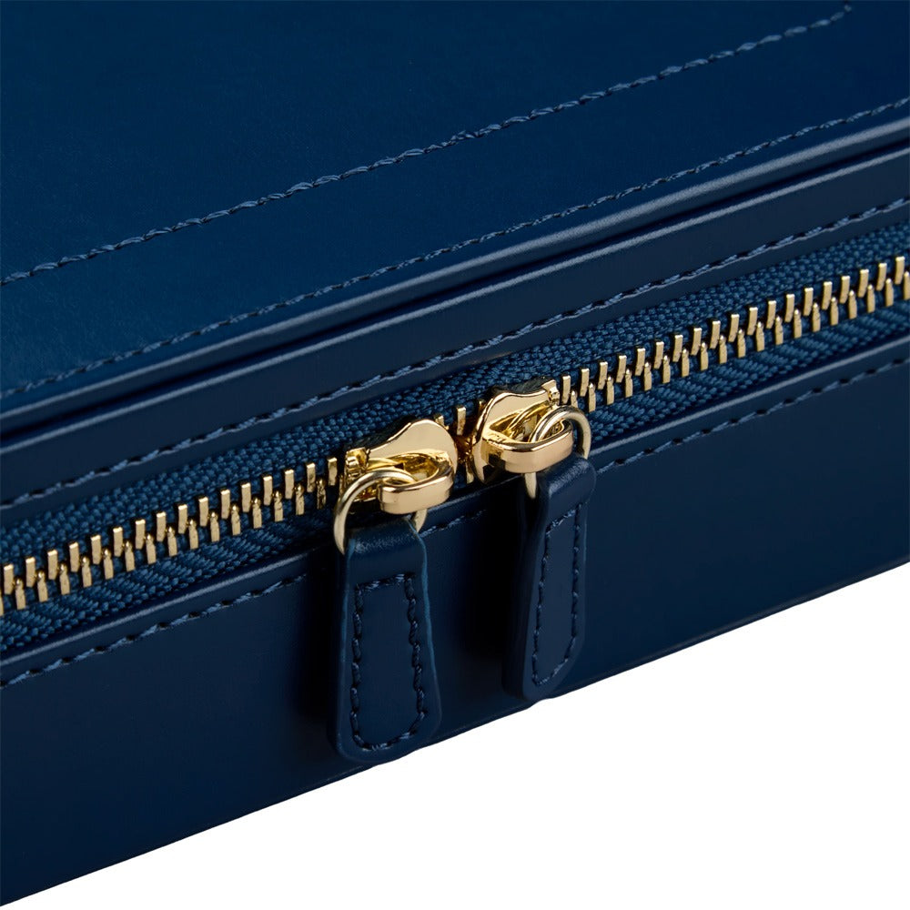 WOLF x Fiona Howard Sophia Travel Zip Case Indigo Fruit Botanical 397817