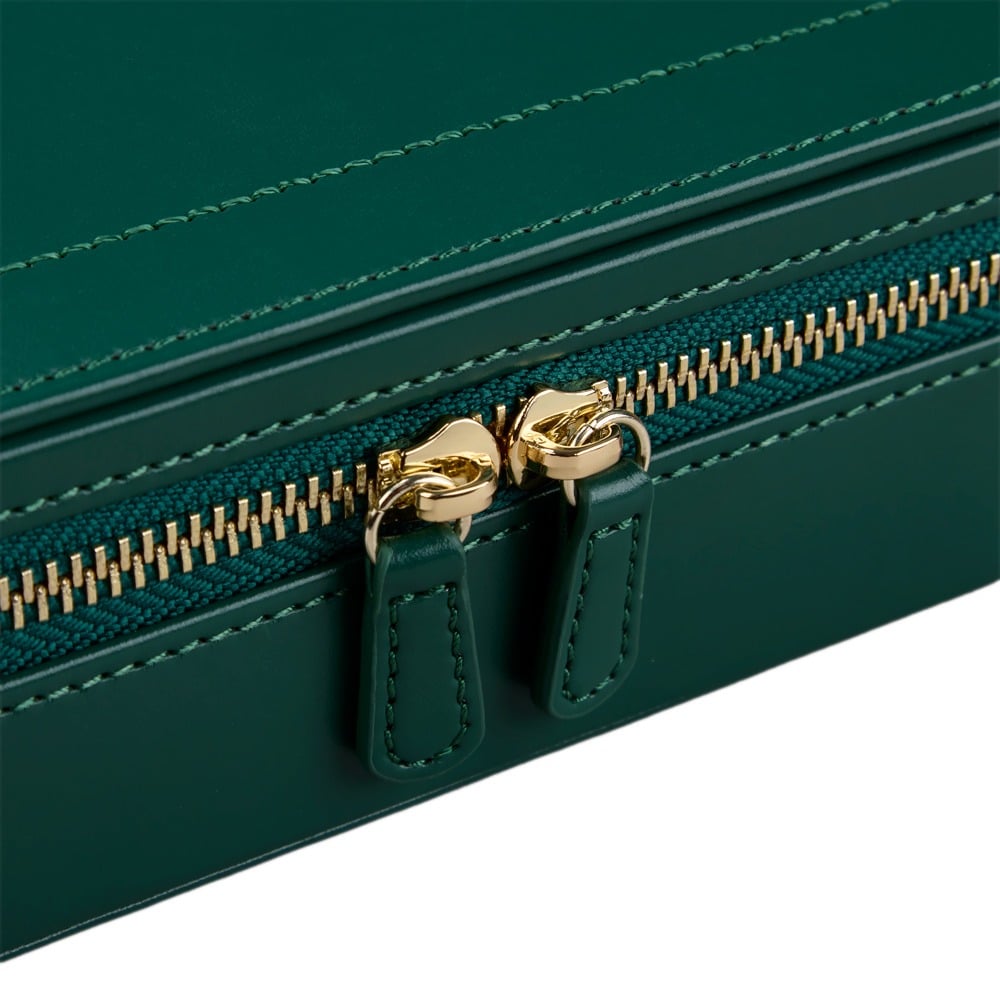 WOLF x Fiona Howard Sophia Travel Zip Case Forest Green Fruit Botanical 397812