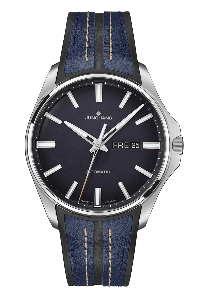 Junghans Meister S Automatic 40.5mm Matt Midnight Blue Dial Men's Watch 27/4211.00