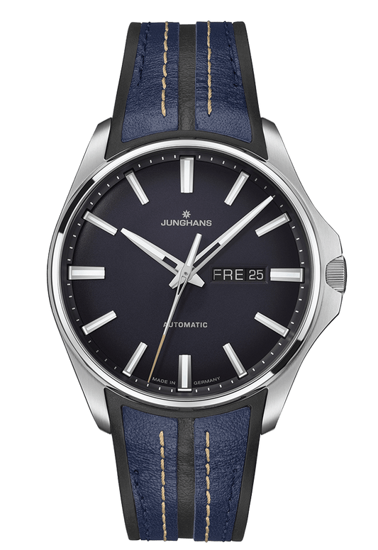 Junghans Meister S Automatic 40.5mm Matt Midnight Blue Dial Men's Watch 27/4211.00