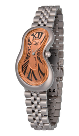 EXAEQUO Dali Classic Melting Watch Bracelet 28mm PVD Rose Gold Dial Men's Watch DEX0001.0110B