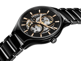 RADO True Round 40mm Black Automatic Open Heart Men's Watch R27107172