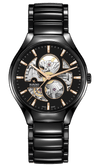 RADO True Round 40mm Black Automatic Open Heart Men's Watch R27107172