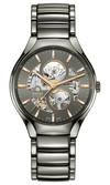 RADO True Round 40mm Grey Automatic Open Heart Men's Watch R27108112